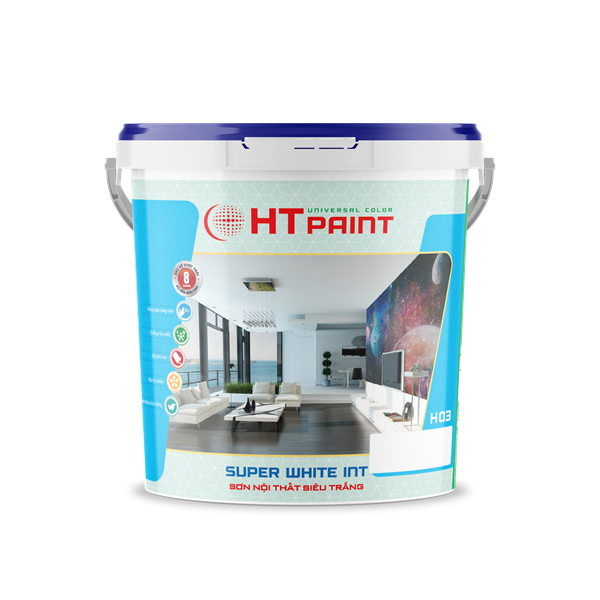 Sơn HT Paint 18L siêu trắng - Công ty TNHH UNICHEM Việt Nam